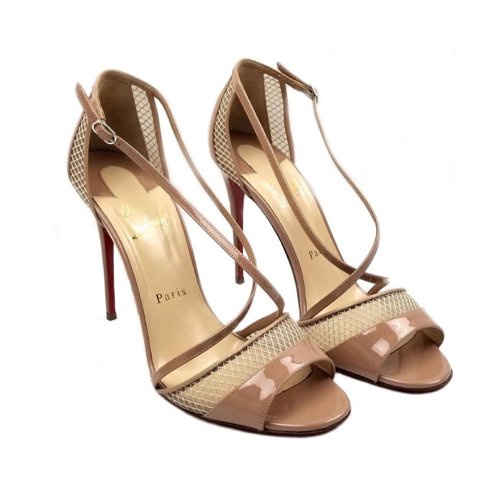 Christian Louboutin Nude Slikova Heels EU 36